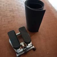 Step,tappetino e manubri palestra