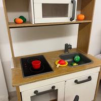 Cucina giocattolo ikea + carrellino frutta