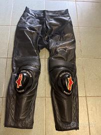Giacca Pantaloni  moto in pelle, alpinestar Berik