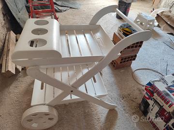 carrello portavivande da giardino