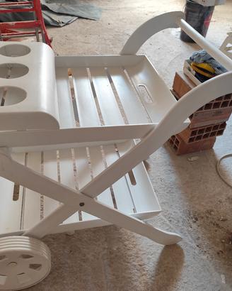 carrello portavivande da giardino