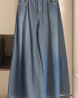 Jeans gamba ampia 