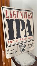 Lagunitas IPA - Insegna in legno