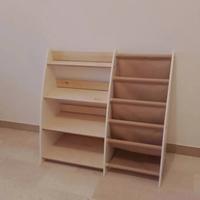 Libreria e Porta Giochi 2 in 1 - Stile Montessori 
