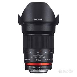 Obiettivo Samyang 35mm f/1.4 AS UMC x Sony E-mount