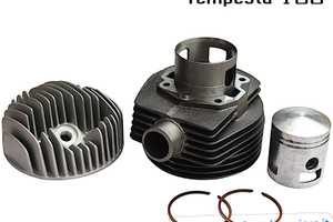Cilindro Tempesta 166 in Ghisa e Pistone 61 mm PX