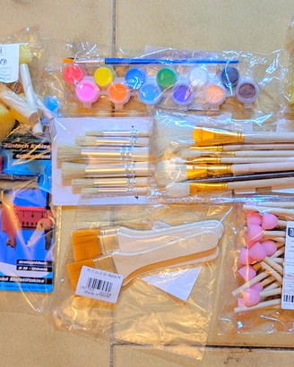 Set prodotti vari per diorama presepe e modellismo