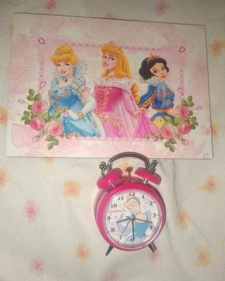 Quadretto più sveglia principesse Disney