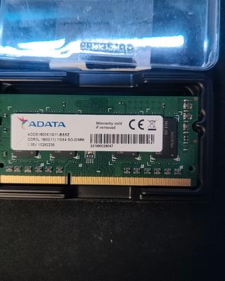 ram adata sodimm DDR3 1GB 1600mhz