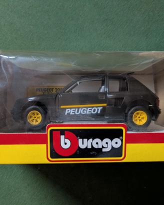 BURAGO VINTAGE PEUGEOT 205 TURBO NUOVO