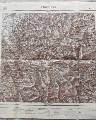 Carta IGM 1935 66° Reggimento Fanteria Motorizzato