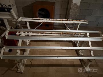 Attrezzatura palestra porta manubri bilancieri