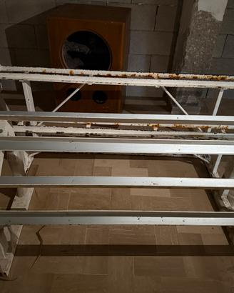 Attrezzatura palestra porta manubri bilancieri