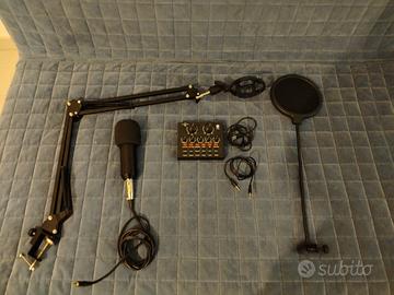 microfono 🎤 per gaming e streaming