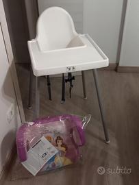 2 seggioloni Ikea e un seggiolino