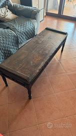 Tavolino in legno di quercia dell’800