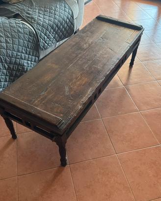 Tavolino in legno di quercia dell’800
