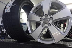 Cerchi 17 originali audi A3 con termiche nuove