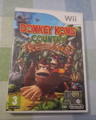 gioco nintendo wii donkey Kong country Returns ITA