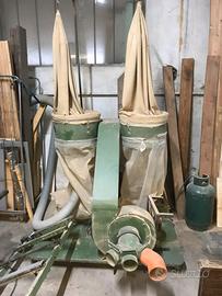 Levigatrice e aspira segatura