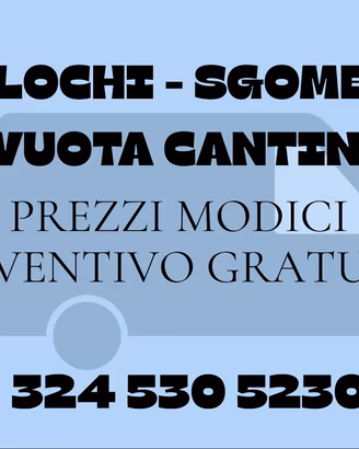 Sgombero appartamento