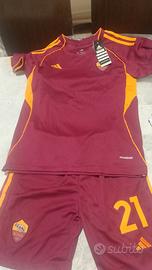 Completino calcio Roma personalizzato