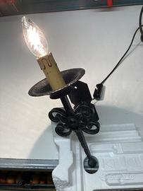 Applique da parete in ferro battuto