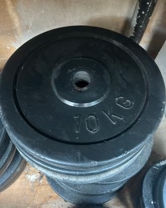 Dischi palestra Gommati 28mm- Vari tagli
