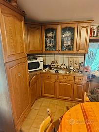 Cucina in rovere massello