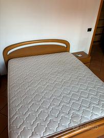 Letto matrimoniale rete NUOVA + materasso