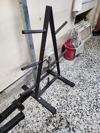 Rastrelliera porta pesi