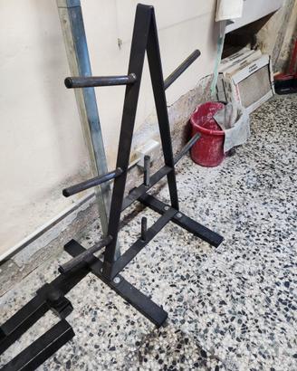 Rastrelliera porta pesi