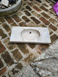 lavabo in marmo fatto a mano 