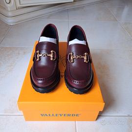 Mocassino donna bordeaux Valleverde