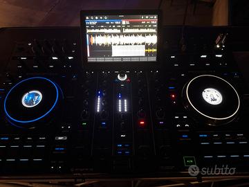 Denon Dj Prime 4+ con decksaver e borsa Magma
