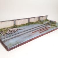 Diorama plastico espositore Ferroviario FS 1/87