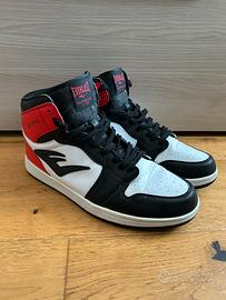 Scarpe Everlast Nere Rosse Alte Sportive 46