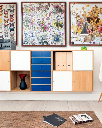 Set 3 quadri foulard seta Mantero anni ’80/’90 inc