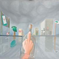 fraintendimenti -olio su tela -50x70cm 