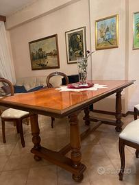 Tavolo classico legno massello