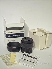 Sigma 56mm f/1.4 DC DN C (attacco Sony E)