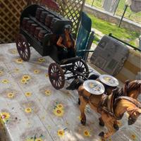 Carrozza con cavalli per locali o abitazioni