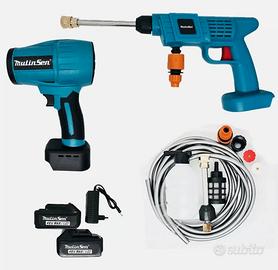 KIT IDROPULITRICE E SOFFIATORE 2 IN 1 A BATTERIA