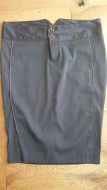 Gonna al ginocchio Marrone