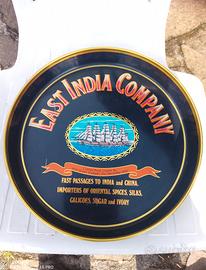 Vassoio vintage EAST INDIA COMPANY.