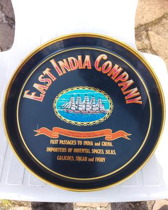 Vassoio vintage EAST INDIA COMPANY.