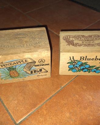 scatole in legno 