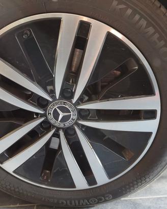 4 cerchi originali mb+gomme+tpms