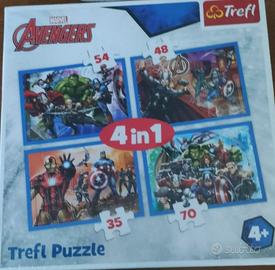Puzzle 4 in 1 Avengers