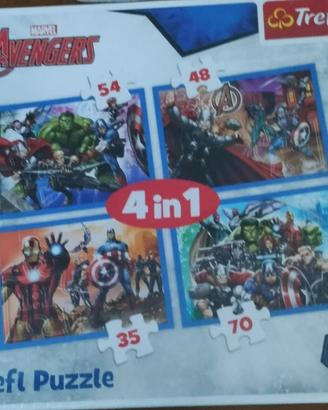 Puzzle 4 in 1 Avengers